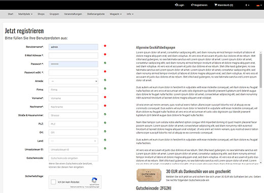 registrierung